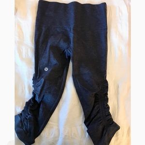 Lululemon Dark Purple Cropped Leggings